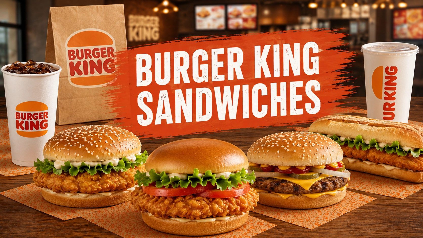 Burger King Sandwiches